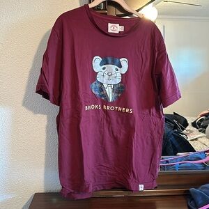 Brooks Brothers Maroon Mouse TShirt